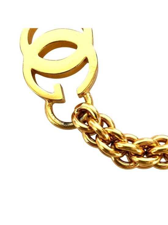 Gucci Vintage Interlocking Chain Belt 65 Gold main image 4